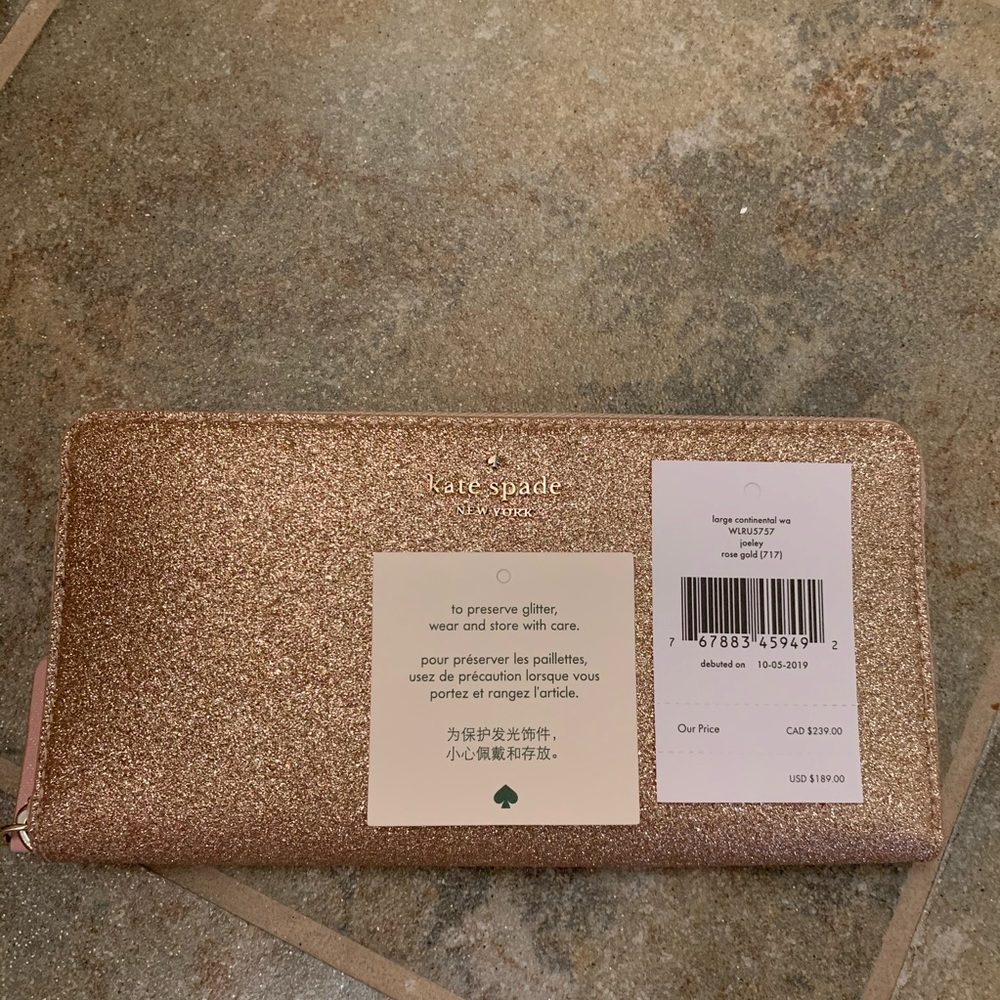 KATE SPADE JOELEY LARGE BAG TOTE GOLD WALLET SET - Picture 8 of 8
